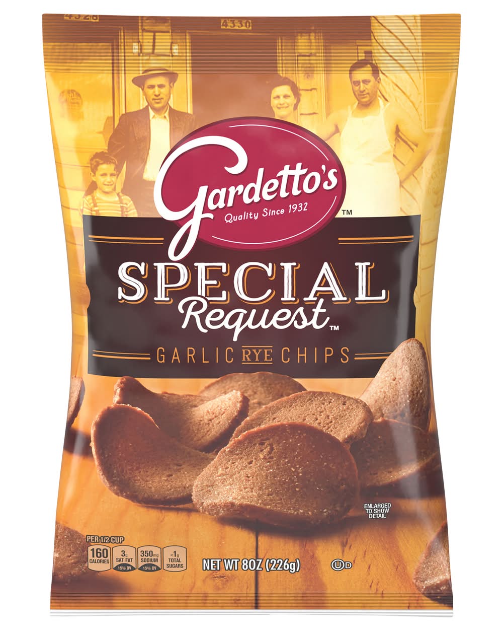 Gardetto's Special Request Garlic Rye Chips (8 oz)