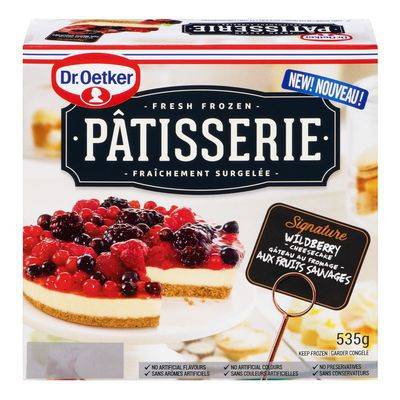 Dr. Oetker Frozen Wildberry Cheesecake, Pâtisserie (535 g)