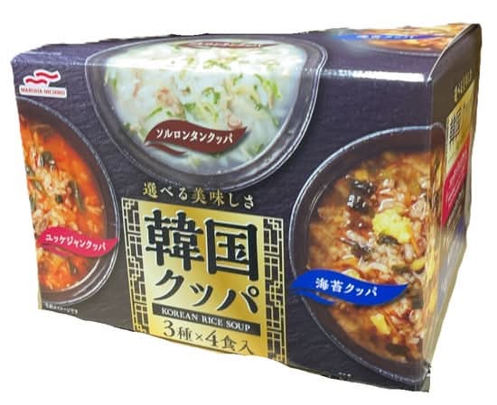 韓国クッパ ユッケジャン ソルロンタン 海苔 フリーズドライ 3種ｘ4食