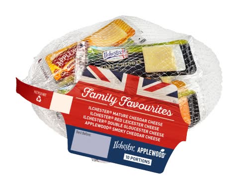 Family Favourites Cheddar & Applewood Mini Lunchbox Snack Cheese (10 x 15g)