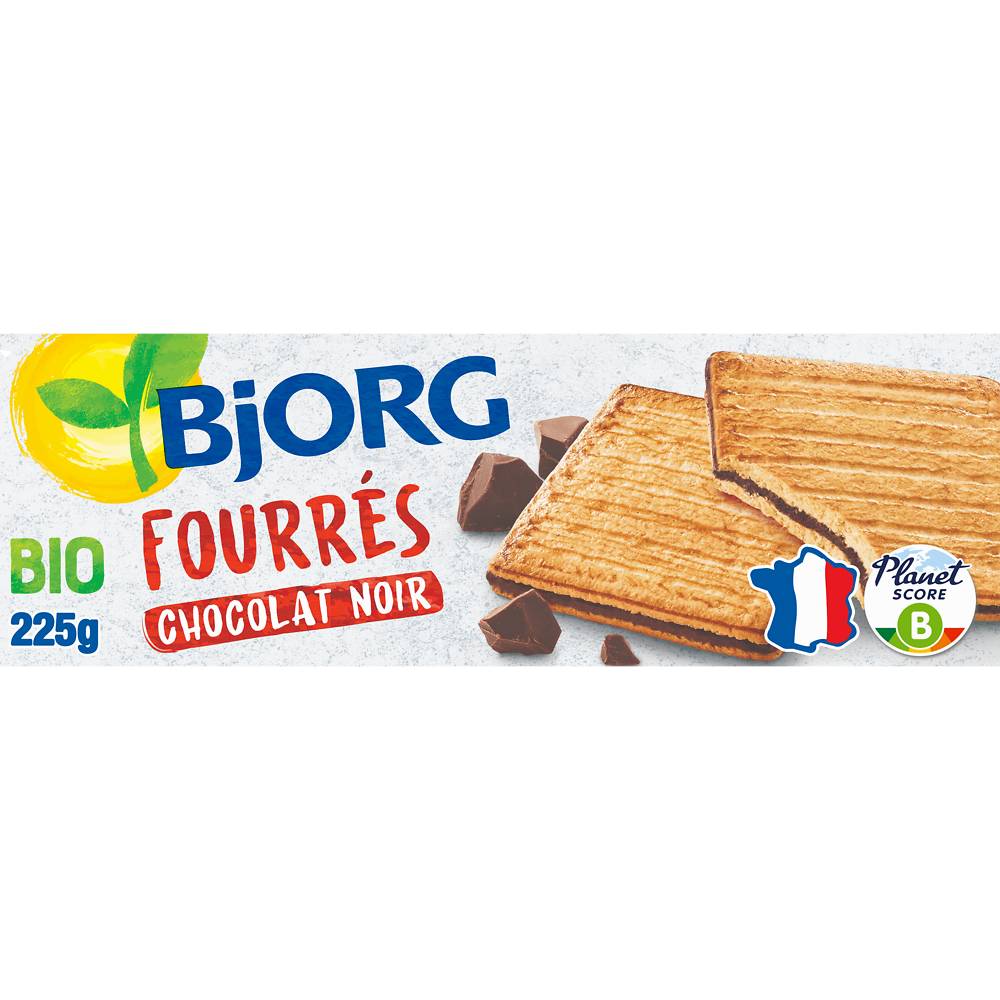 Bjorg - Biscuits fourrés chocolat noir bio