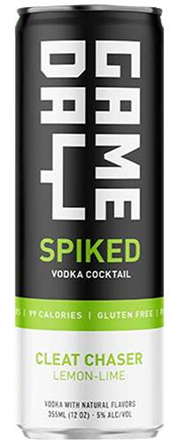 GameDay Cleat Chaser Lemon-Lime Spiked Vodka Cocktail (4 x 12 fl oz)