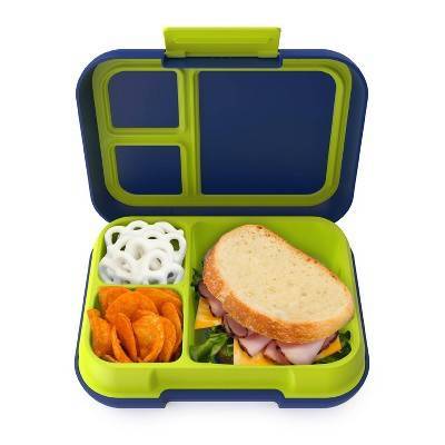 Bentgo Pop Leakproof Bento-Style Lunch Box With Removable Divider Ages 8+, Navy Blue