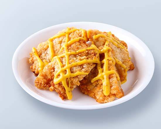 クリスピ��ータツタ4ピース(ハニーマスタードソース) Crispy Tatsuta - 4 Pieces (Honey Mustard Sauce)