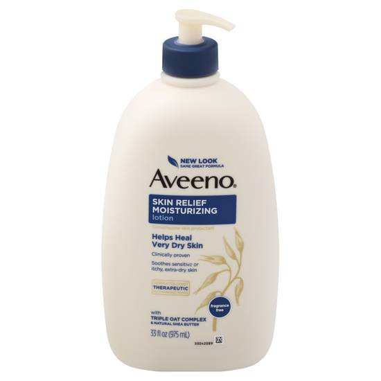 Aveeno Fragrance Free Skin Relief Moisturizing Lotion
