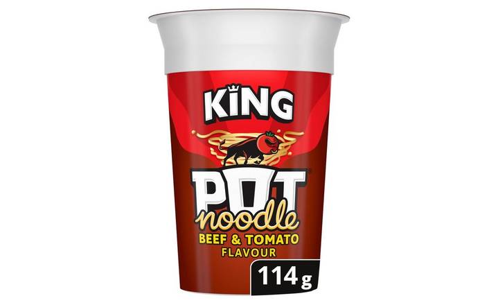 Pot Noodle King Beef & Tomato Flavour 114g (389465)