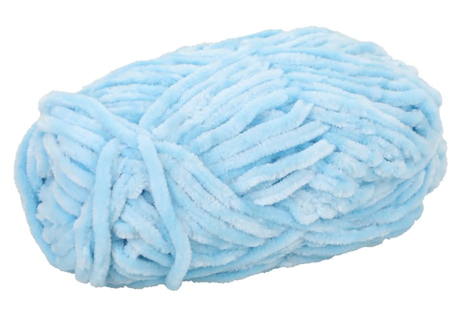Premier Just Chenille Super Bulky Polyester Yarn, Light Blue (1.76 oz)