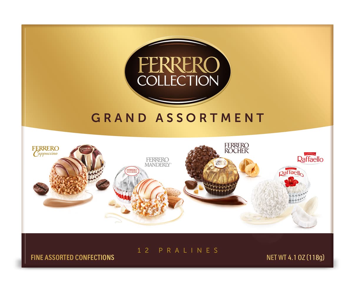 Ferrero Collection Grand Assortment Fine Confections, Assoted (4.1 oz, 12 ct)
