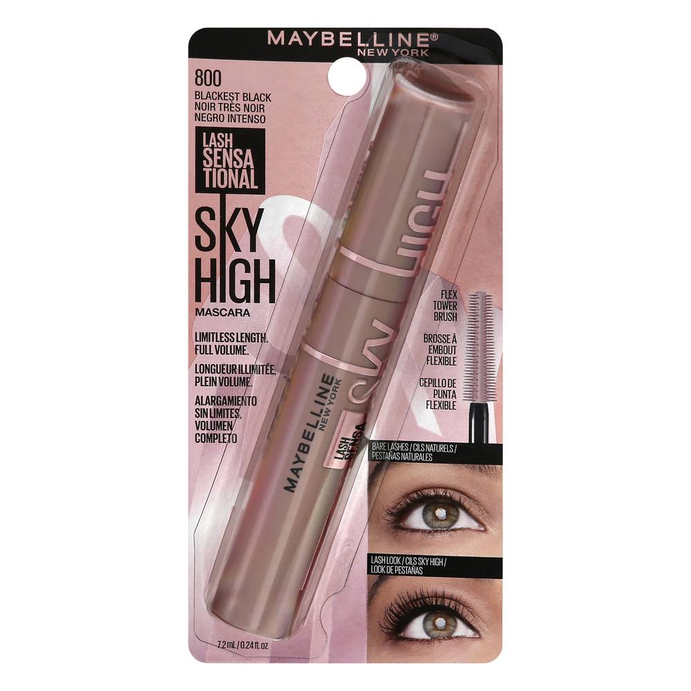 Maybelline Lash Sensational 800 Blackest Black Sky High Mascara