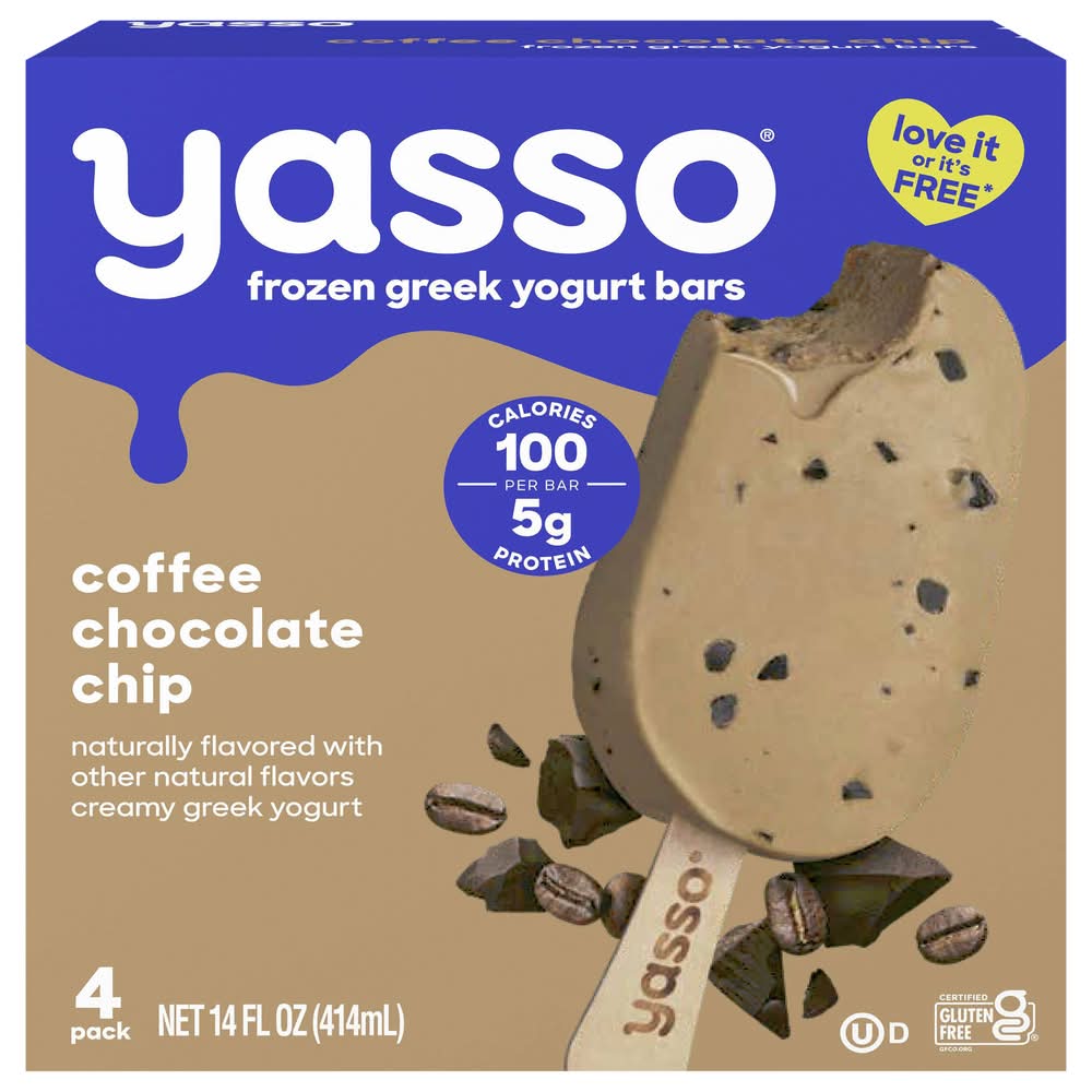 Yasso Greek Yogurt Coffee Chocolate Chip Bars (14 fl oz)