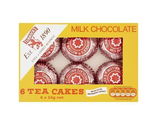 Tunnock's Milk Chocolate Tea Cakes 6 x 24g