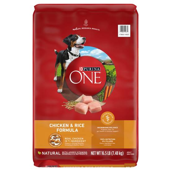 Purina One Chicken & Rice Formula Adult Dog Food