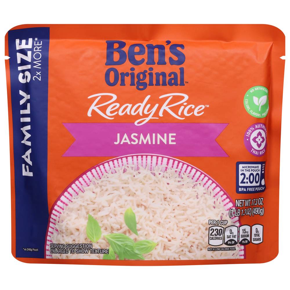 Ben's Original Ready Rice Jasmine Family Size