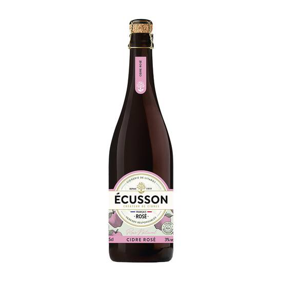 Écusson - Cidre rosé naturel (750 ml)