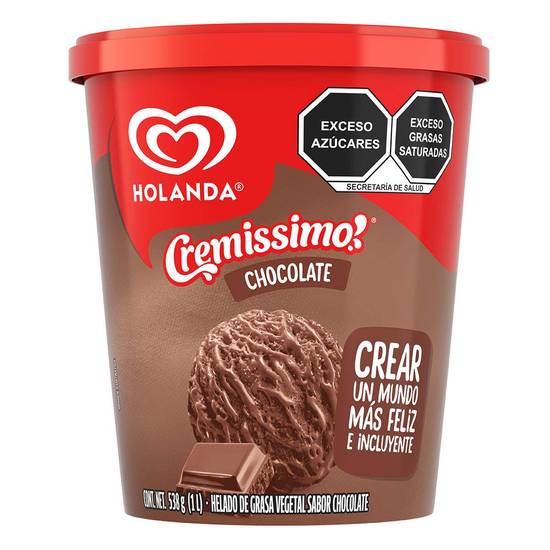 Holanda helado (chocolate)