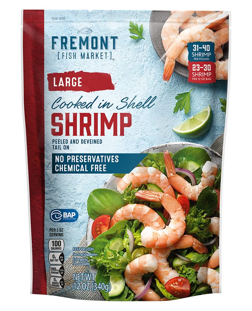 Fremont Fish Market Large Cooked Shrimp