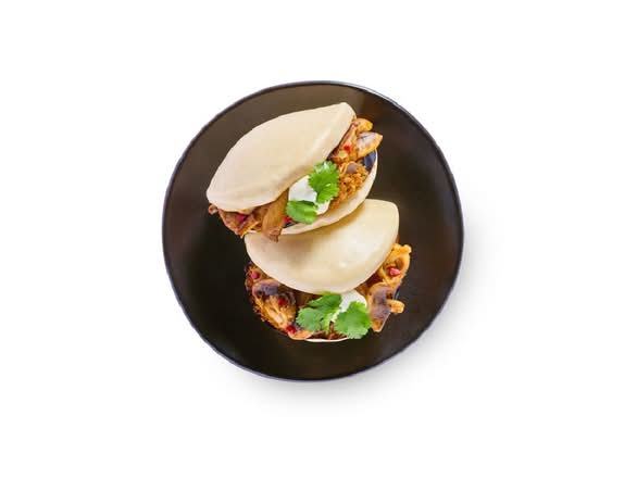 oyster + shiitake mushroom bao buns (vg)