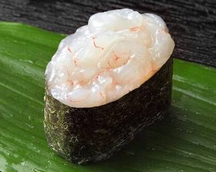 富山白エビ(1貫)【 V837 】 Toyama White Shrimp