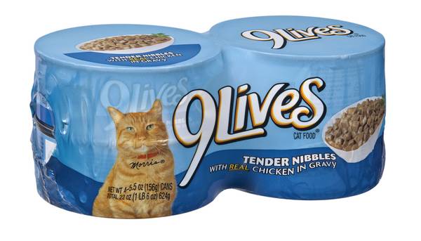 9Lives Cat Food, With Real Chicken In Sauce, Tender Morsels