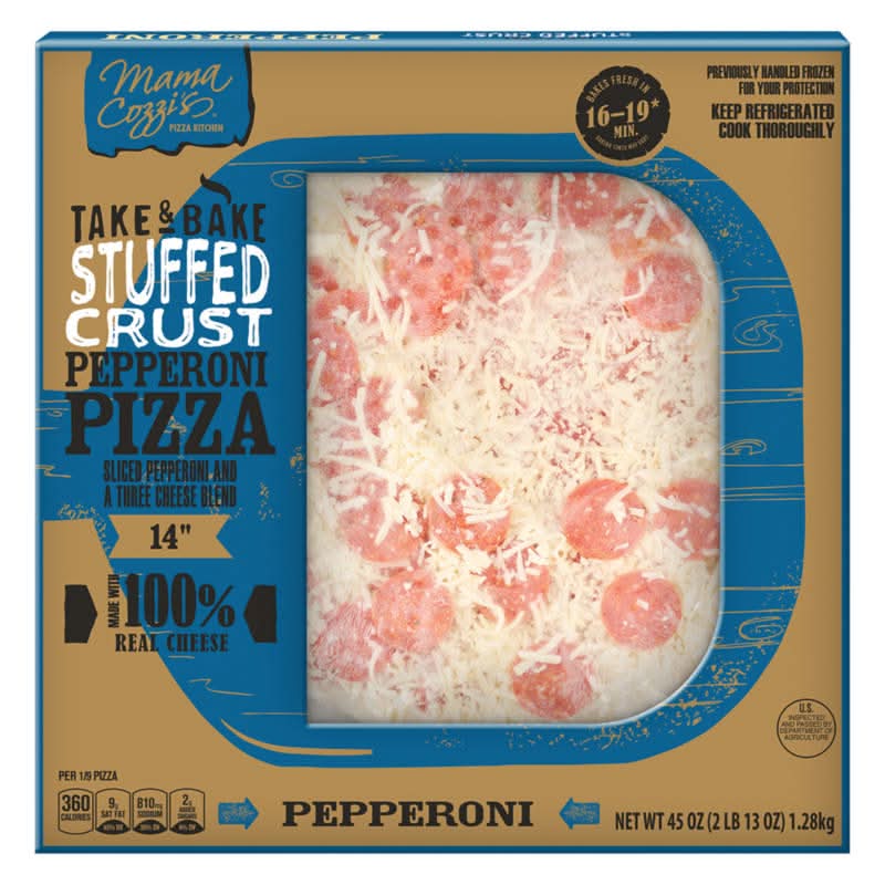 Mama Cozzi's Pizza Kitchen Stuffed Crust Pizza, Pepperoni, 14 in (45 oz)
