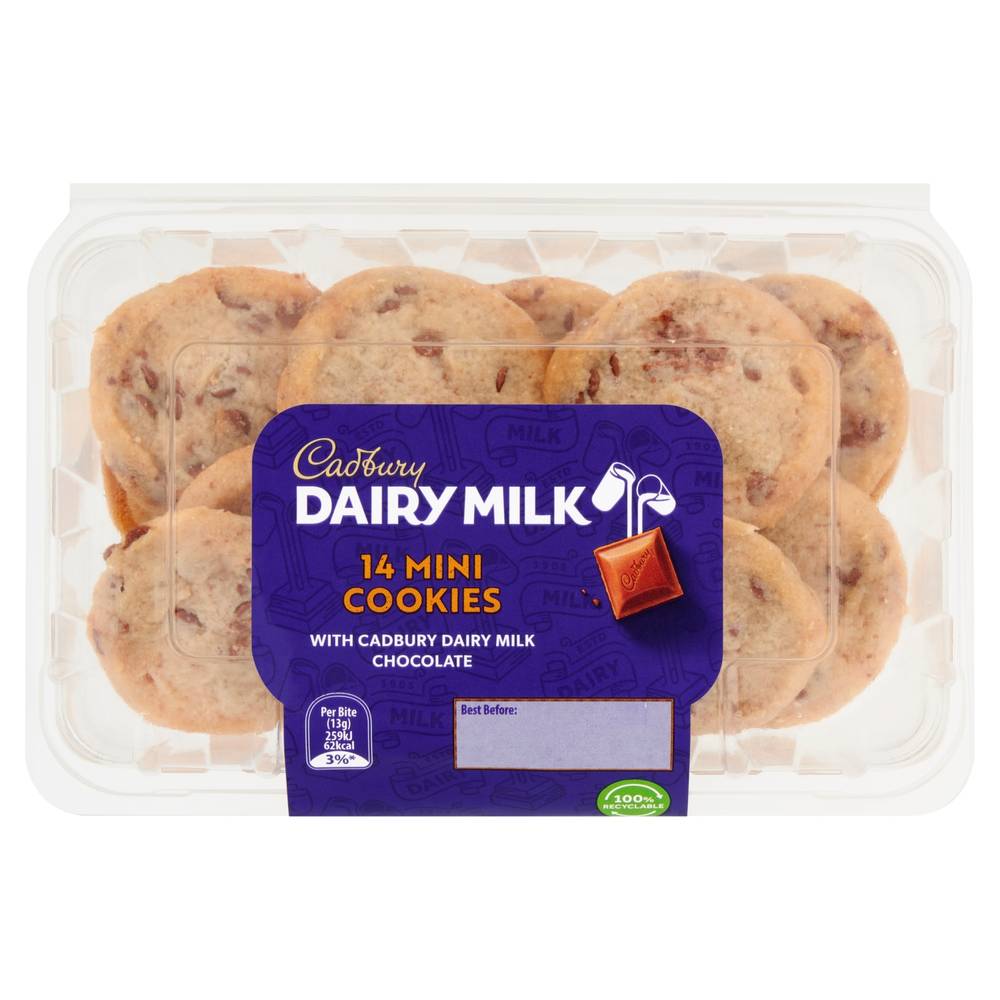 Cadbury Dairy Milk Mini Cookies (14 pack)