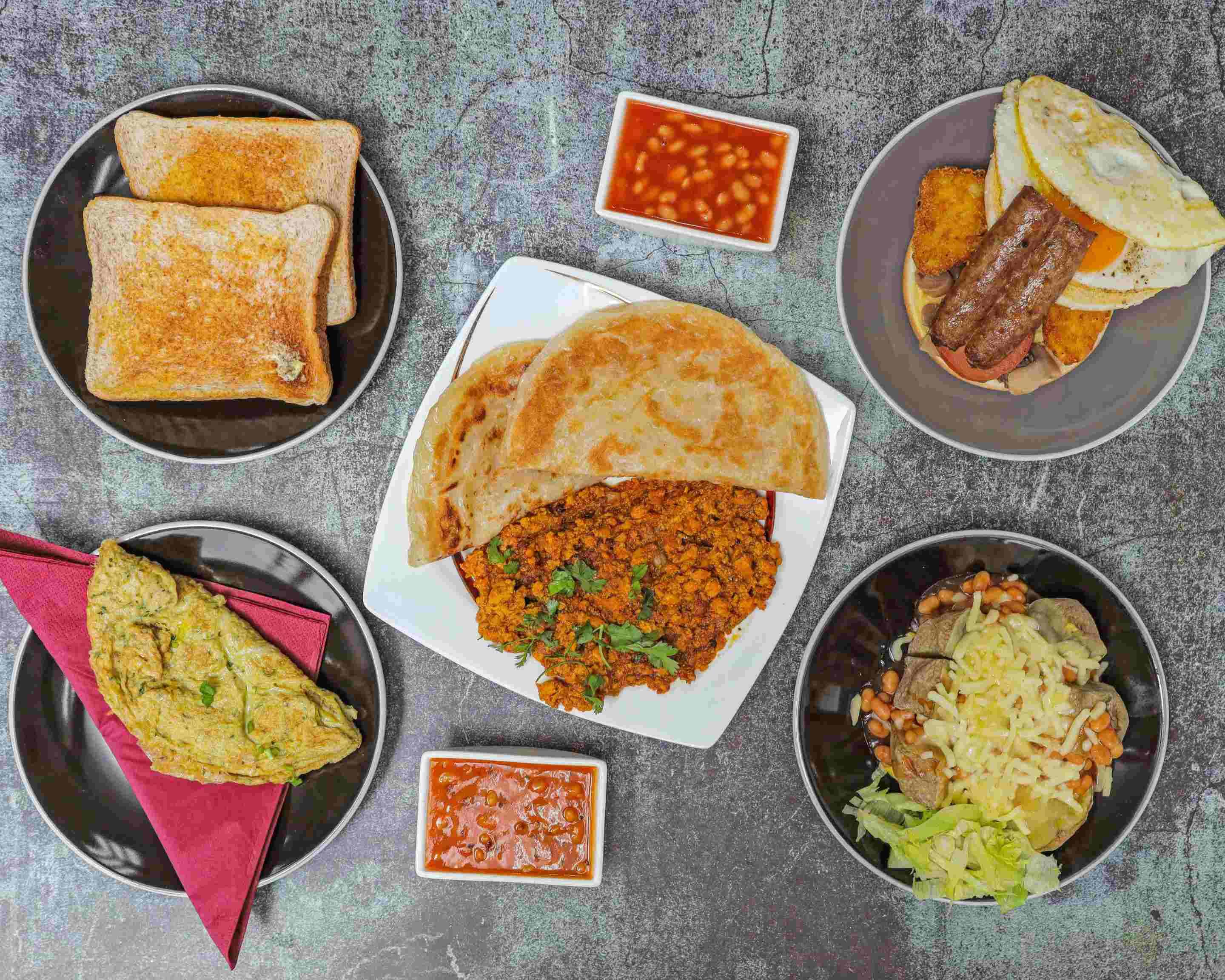 Desi Brunch Menu Takeaway in Manchester Delivery menu & prices
