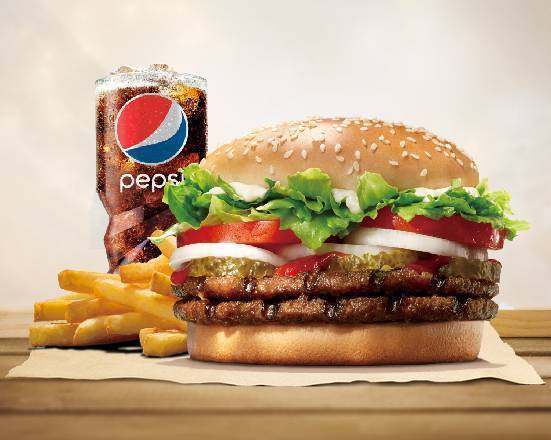 雙層華堡套餐 Double Whopper Meal