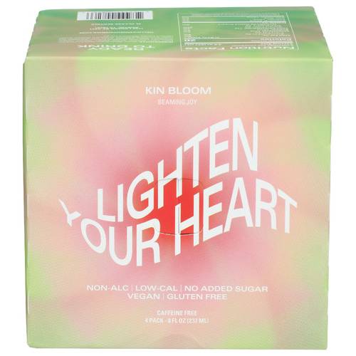 Kin Euphorics Bloom Beaming Joy Funtional Beverage 4 Pack Case