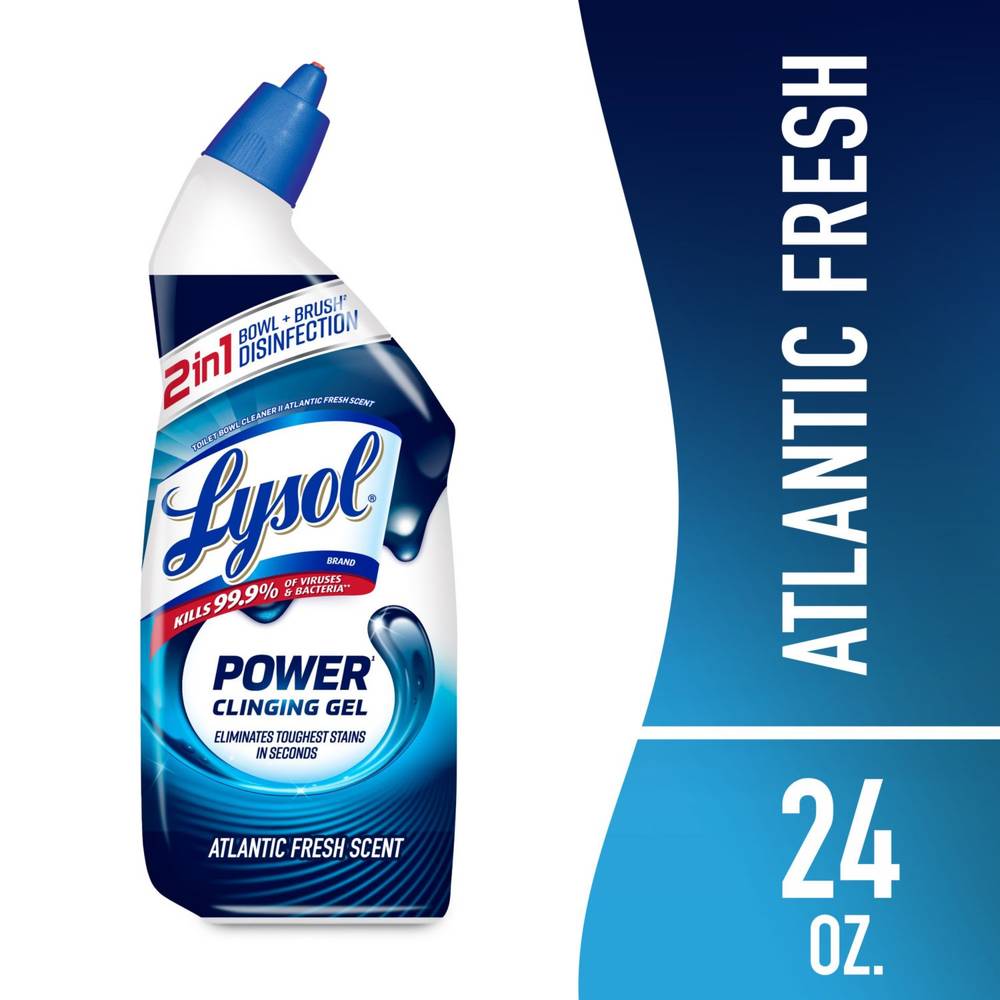 Lysol Power Toilet Bowl Cleaner, 24 Oz