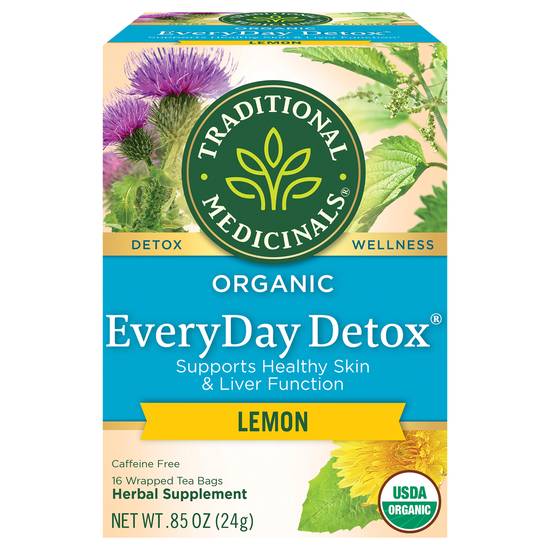 Traditional Medicinals Organic Everyday Detox Lemon Tea (0.85 oz)