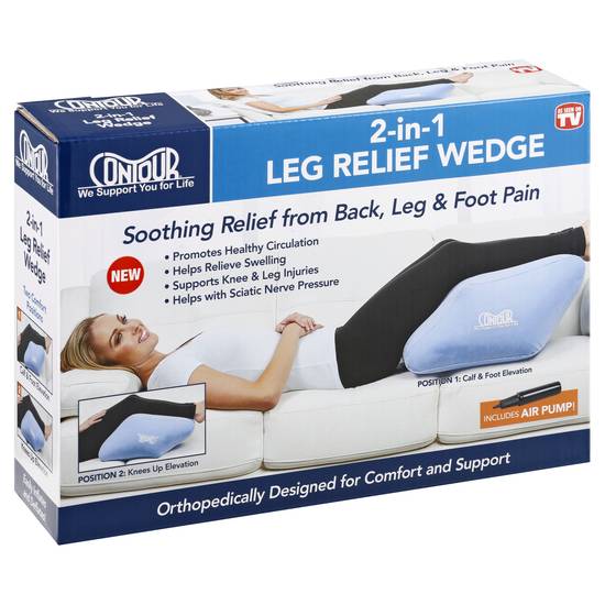 As Seen on Tv Contour 2 in 1 Leg Relief Wedge