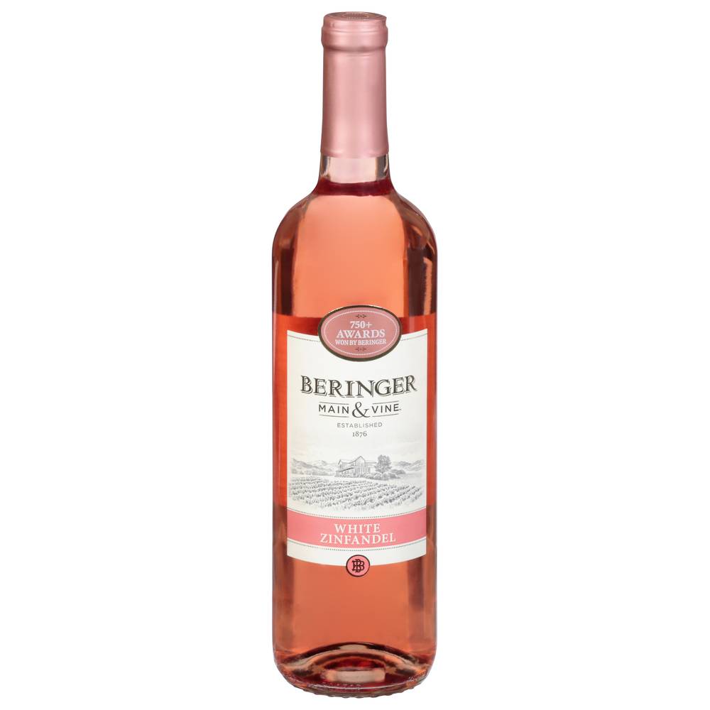 Beringer Main & Vine White Zinfandel Wine (750 ml)