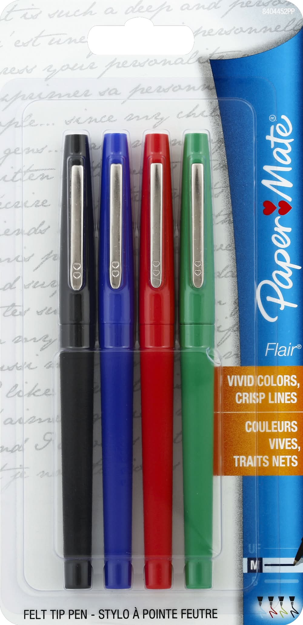 Paper Mate Flair Porous-Point 0.7 mm Assorted Ink Colors Pens