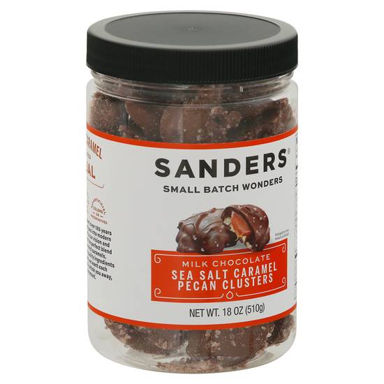 Sanders Sea Salt Caramel Pecan Clusters (milk chocolate)