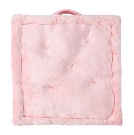 Plush Floor Cushion Pink