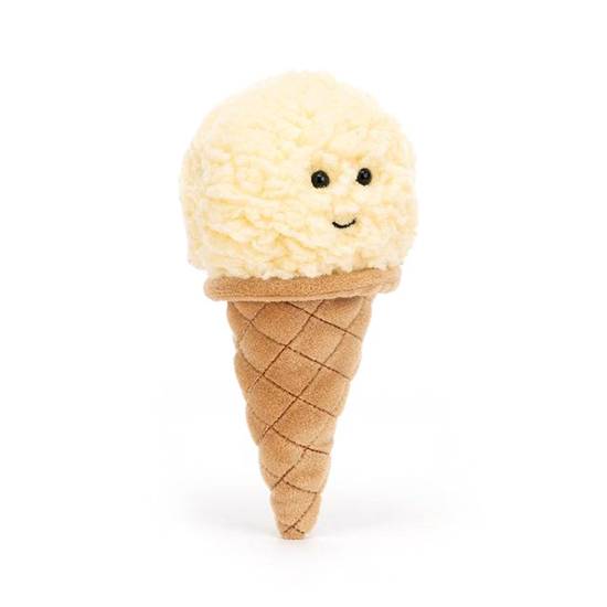 Jellycat Vanilla Ice Cream Cone Plush