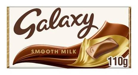 Galaxy Smooth Milk Chocolate Bar 110g