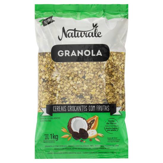 Naturale granola light com cereais e frutas (1kg)