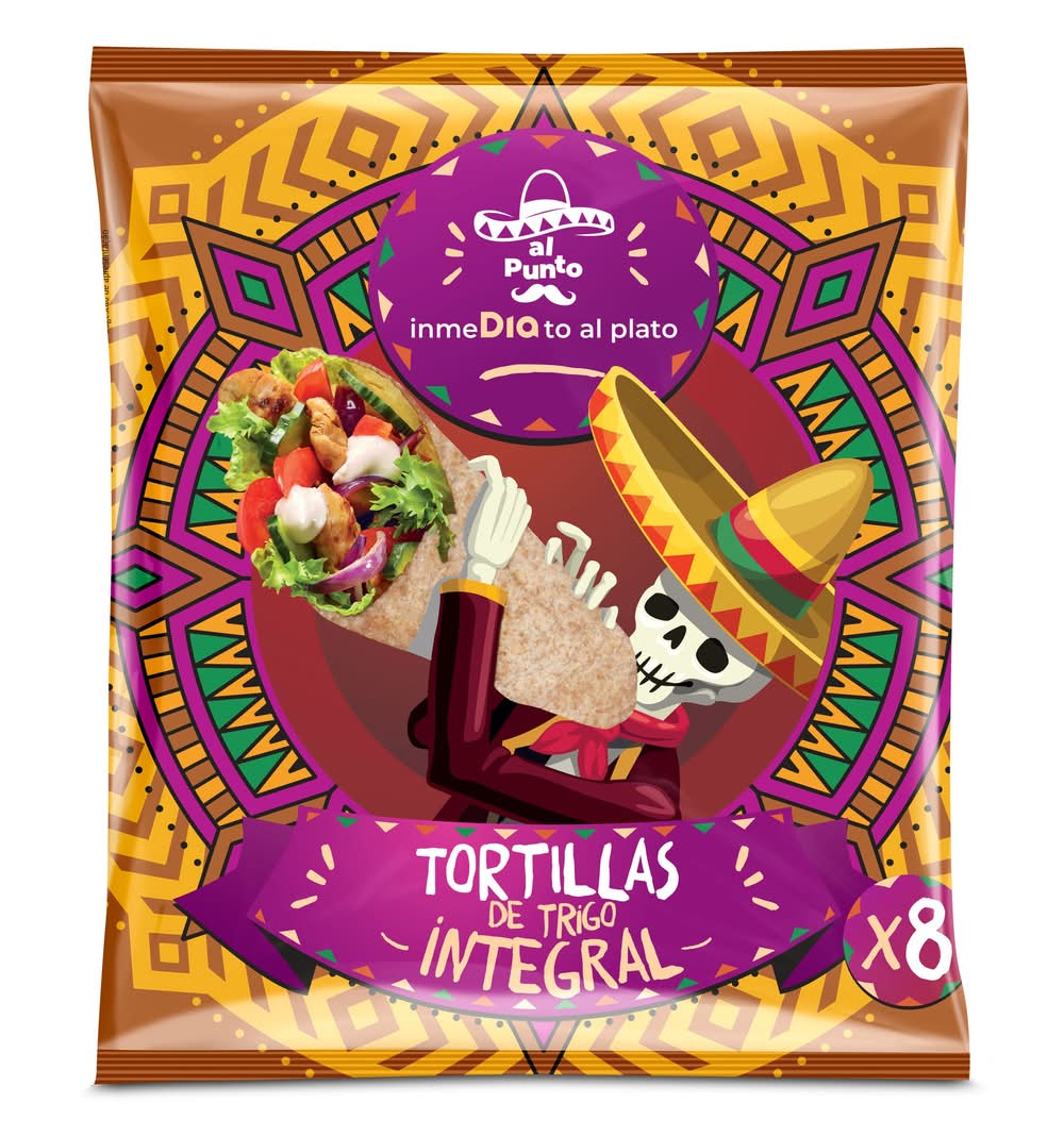 Tortillas De Trigo Integral Al Punto Dia 320 G