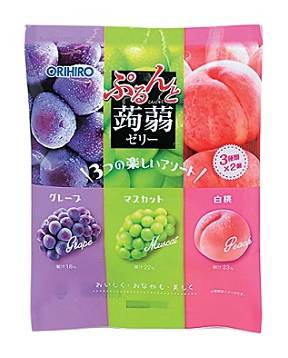 ◎蒟蒻ゼリー≪グレープ・白桃・マスカット≫