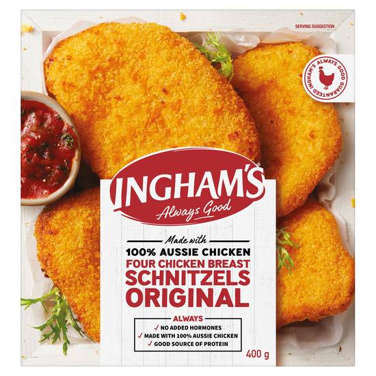 Ingham's Chicken Breast Schnitzel 400g