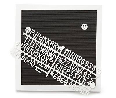 Black & White Letter Board Set, (12" x 12")