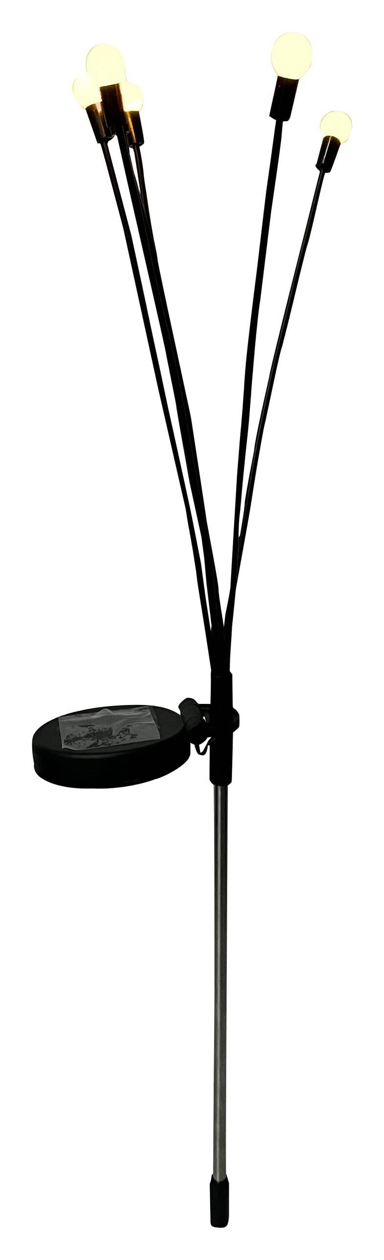Harbor Breeze Firefly 0.24 -Watt Black Solar LED Outdoor Path Light ( 2700-K ) | SLS6BK