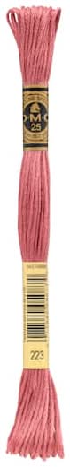 Dmc 117 6 Strand Cotton Embroidery Floss, Red