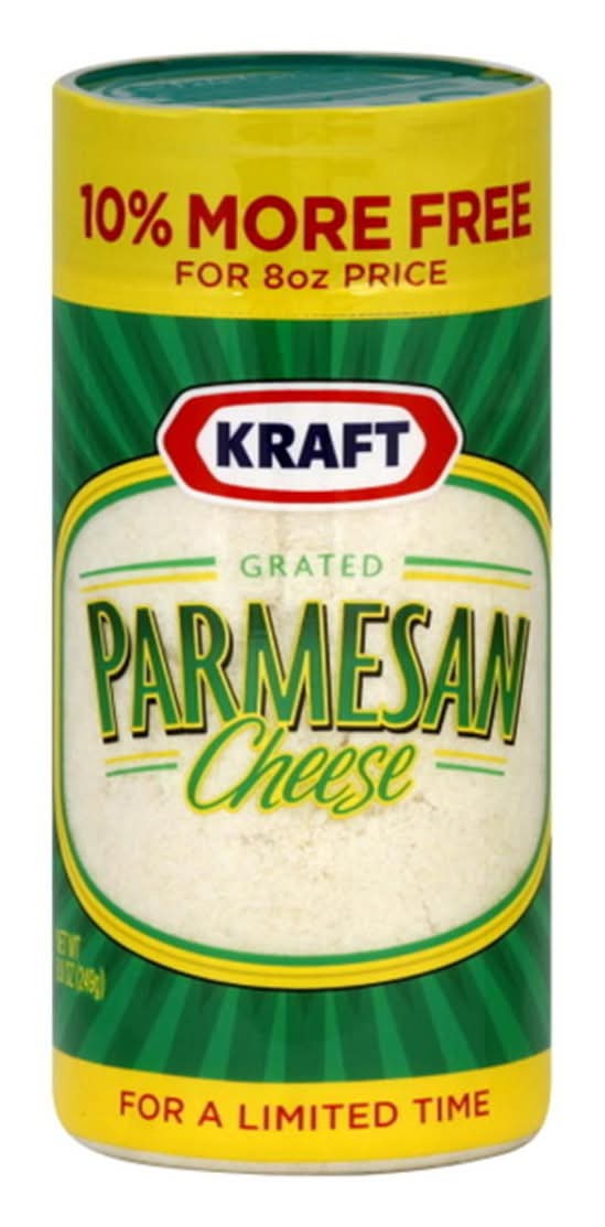 Kraft Grated Parmesan Cheese 8 Oz