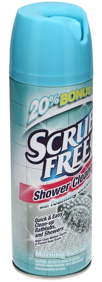 Scrub Free Morning Sunrise Scented Shower Cleaner With Foaming Action, 12 Oz