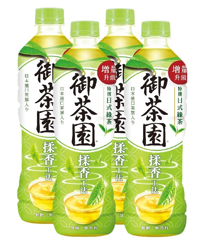 御茶園特撰日式綠茶(無糖)590ml <590ml毫升 x 1 x 4BOTTLE瓶>