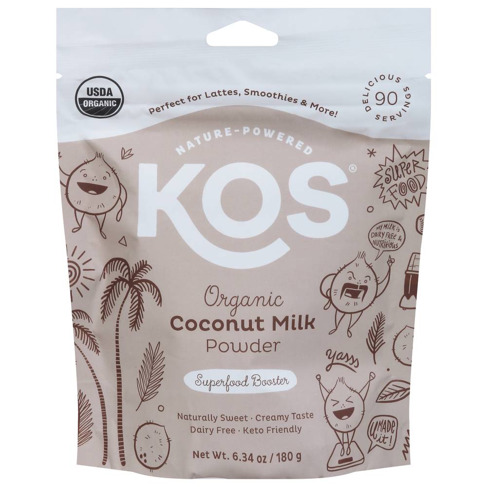 KOS Organic Coconut Milk Powder (6.34 oz)