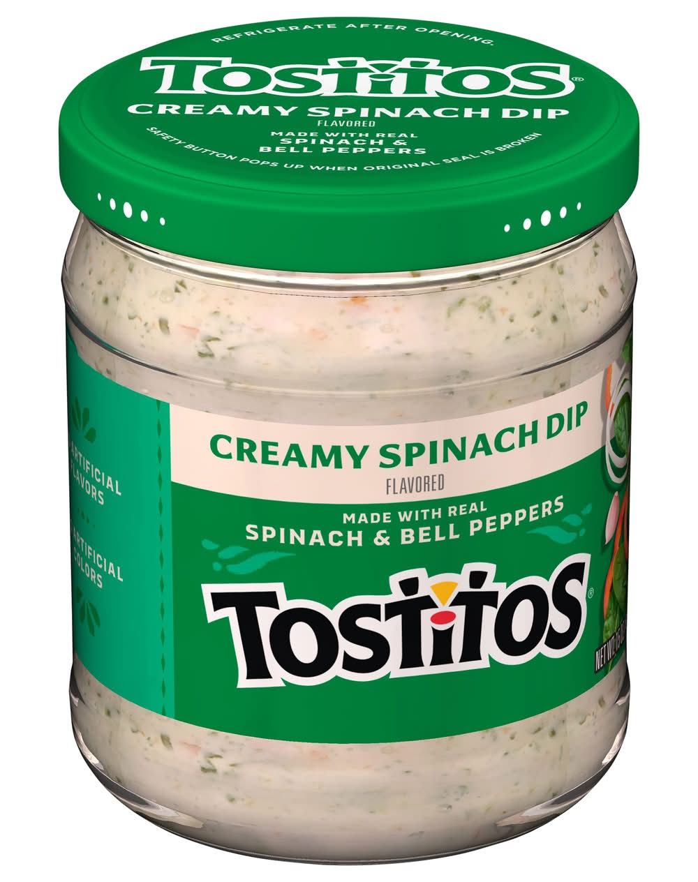 Tostitos Vegetable Dip, Creamy Spinach (15 oz)