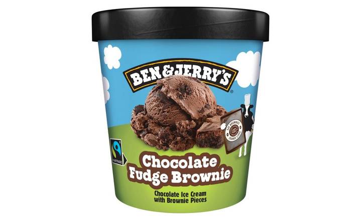 Ben & Jerry's Chocolate Fudge Brownie Ice Cream 465ml (399245)
